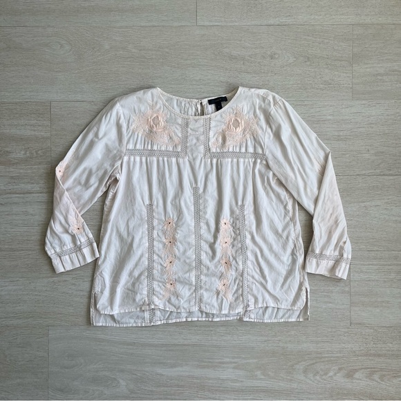 J.CREW pink cotton shirt. Size 6. perfect condition. 100% cotton. - Picture 2 of 6